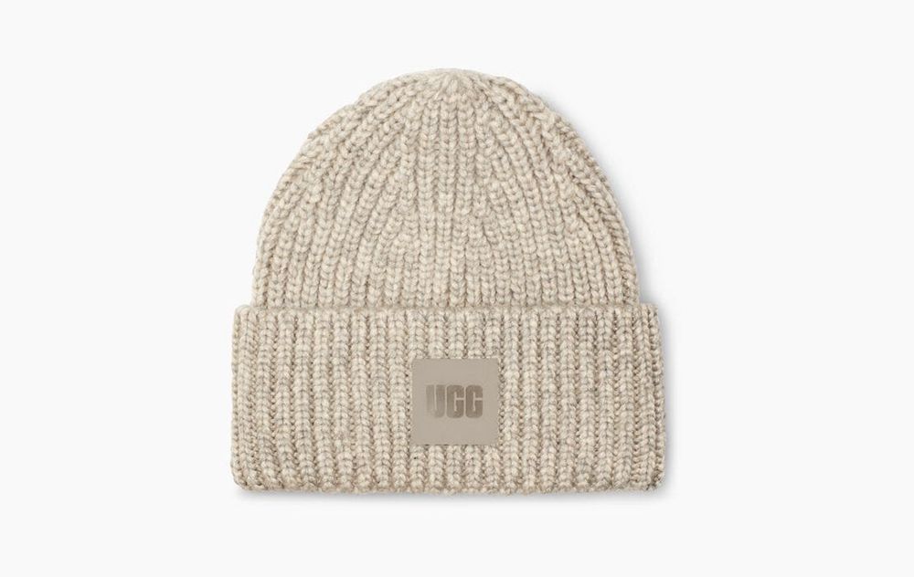 Ugg Chunky Rib - Womens Beanies - Light Grey - NZ (6531EFBJV)